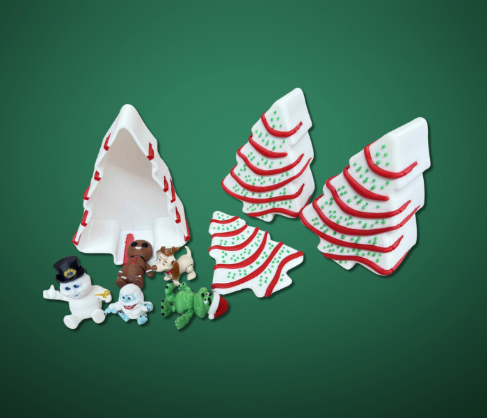 Christmas Cake Canister