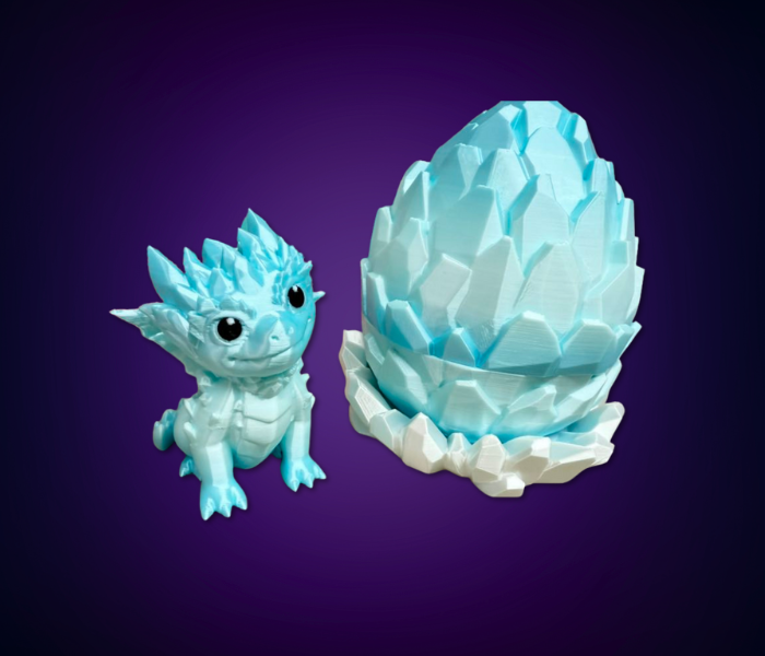 Ice Dragon With Egg
